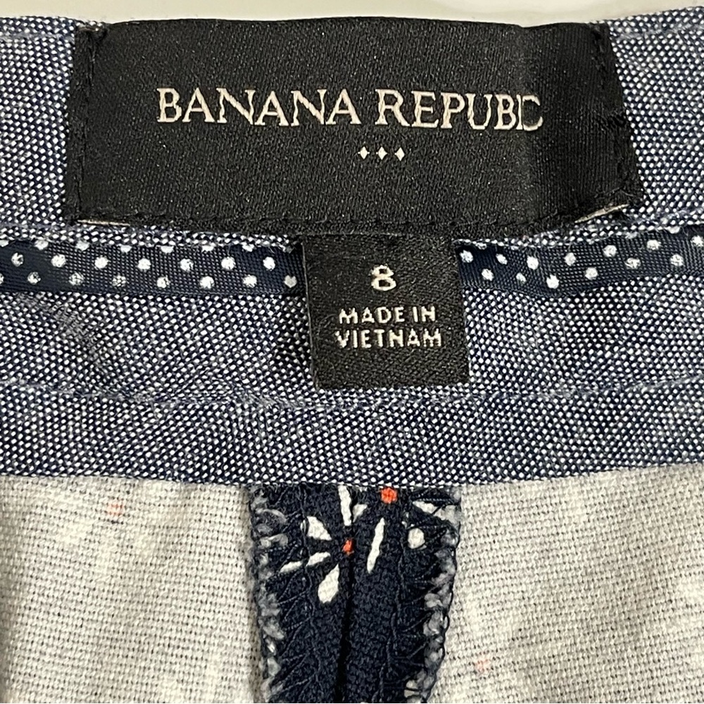 Set of 2 Banana Republic Chino Shorts Cotton Lightweight Summer Vacation Size 8 - Picture 3 of 16